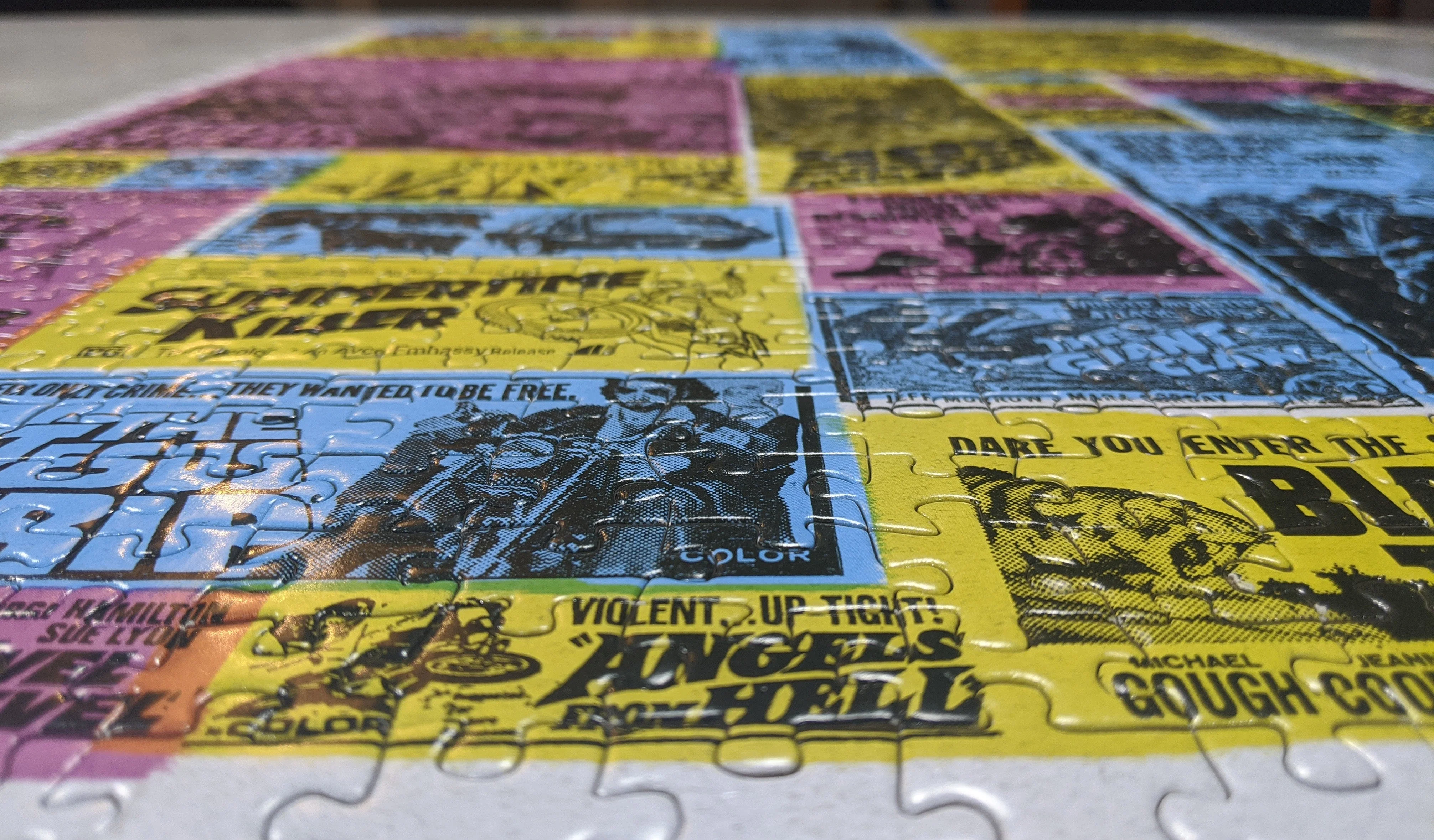 Monsters and Motors Vintage Ad Block Two-Sided 1000pc Puzzle - Image 7